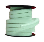 PTFE braided packing with oil